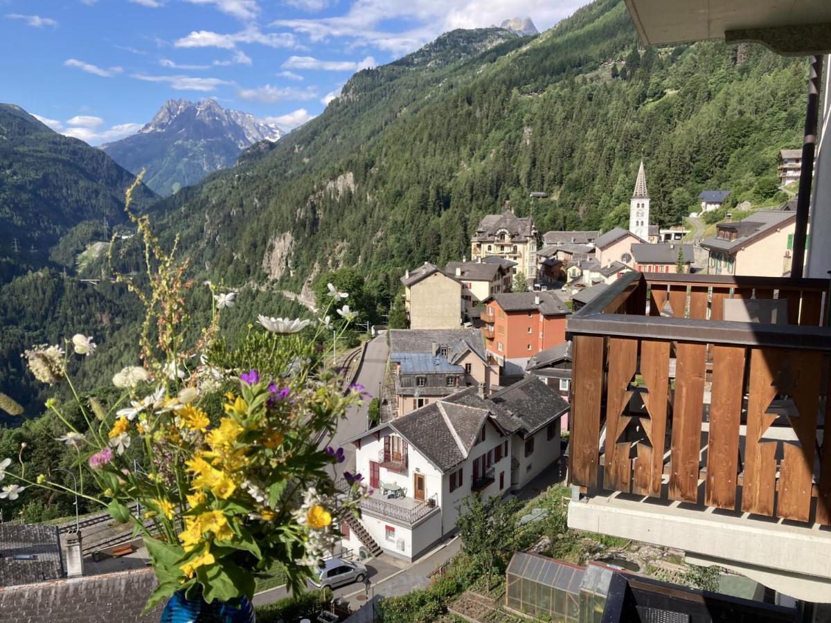 Bel Appartement 2.5 Pieces Avec Balcon, Magnifique Vue Sur Le Glacier Des Grands Finhaut Εξωτερικό φωτογραφία
